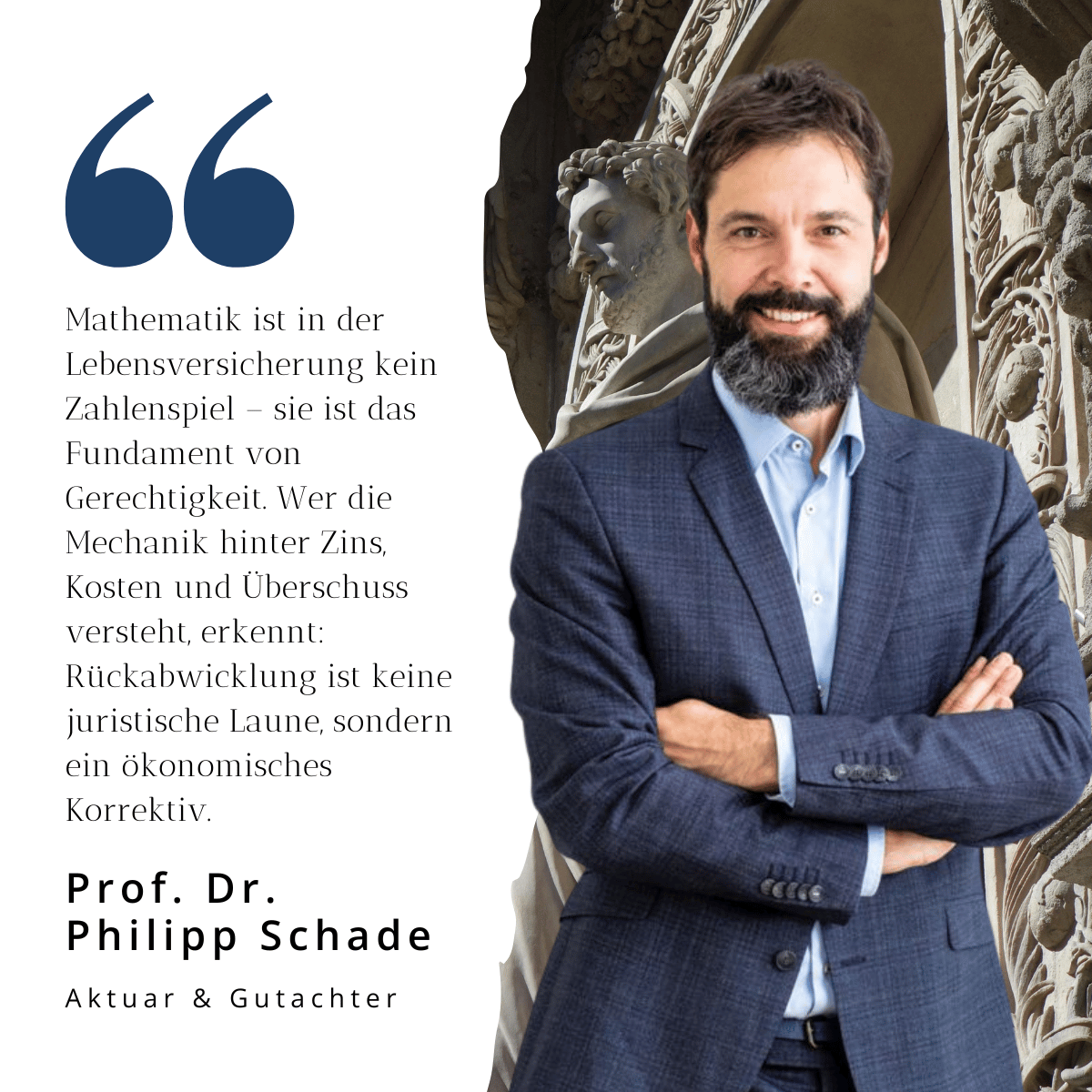 Mathematik bei Lebensversicherungen - Prof. Dr. Schade